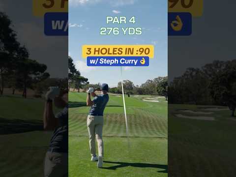 Play 3 holes with Steph Curry 👌