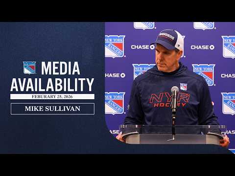 NYR Practice: Mike Sullivan Media Availability | Feb. 25, 2026