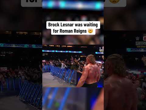 Brock and Roman 😳 #SurvivorSeries
