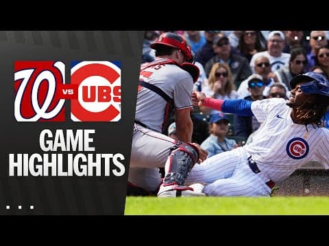 Nationals vs. Cubs Game Highlights (9/7/25) | MLB Highlights