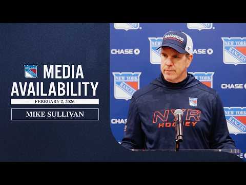 NYR Practice: Mike Sullivan Media Availability | Feb. 2, 2026
