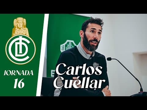 RUEDA DE PRENSA | Carlos Cuéllar habla sobre el CF Fuenlabrada - Elche Ilicitano | Jornada 16