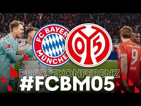 Die PK nach dem Spiel in München | #FCBM05 | #05ertv | Saison 2025/26