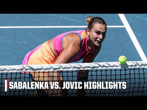 Quarterfinals: Aryna Sabalenka vs. Iva Jovic Highlights | 2026 Australian Open