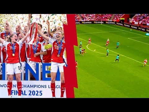 Arsenal Women’s BEST MOMENTS of 2025 Ft. WINNING the Women’s Champions League!