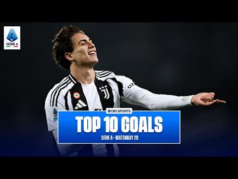 Serie A Top 10 Goals of Matchday 20 - 2024/25 | Kenan Yildiz, Boulaye Dia | CBS Sports Golazo