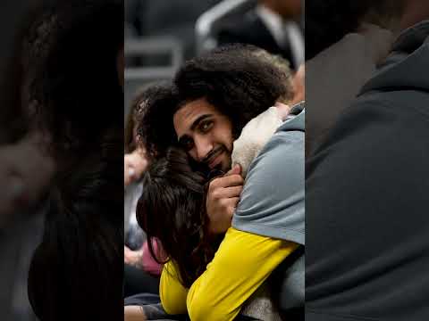 Pregame Moments with Obi and Remi 💛