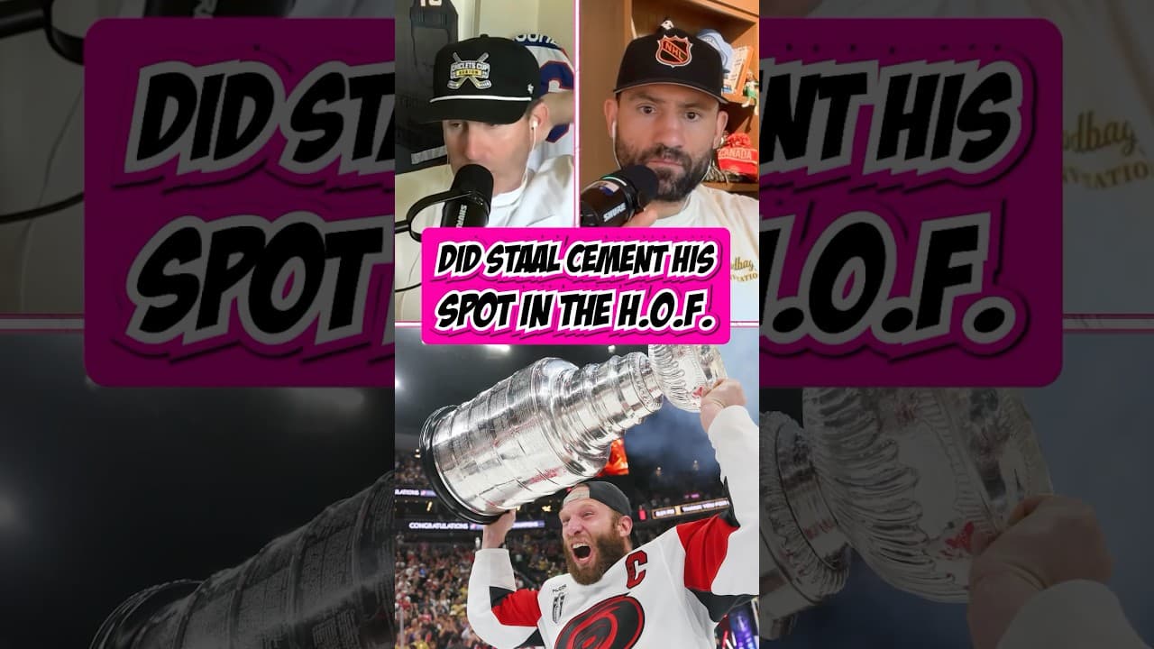 Does this Cup and Conn Smythe solidify Jordan Staal as a Hall of Famer?