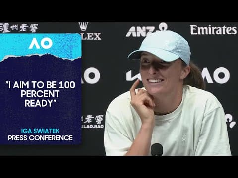 Iga Swiatek Press Conference | Australian Open 2026 Fourth Round