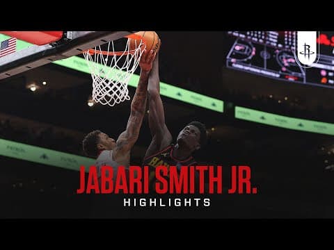 Jabari Smith Jr. (14 points) Highlights vs. Atlanta Hawks
