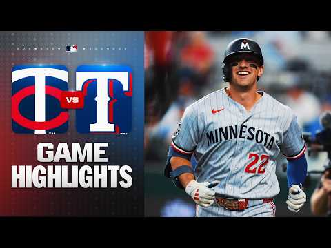 Twins vs. Rangers Game Highlights (6/18/26) | MLB Highlights