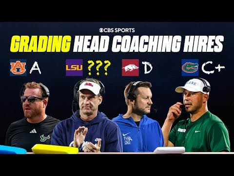 Grading EVERY College Football head coach hiring: Lane Kiffin to LSU, Jon Sumrall to Florida & MORE