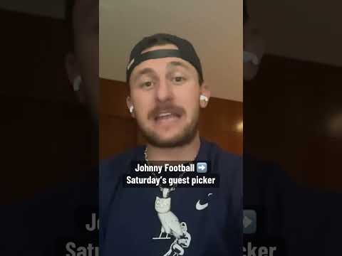 See ya Saturday, Johnny Manziel 🔥