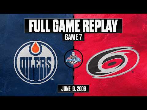 RETRO FULL GAME: Hurricanes Win the STANLEY CUP | Game 7 | 2006 Stanley Cup Final