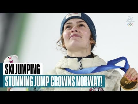Norway upsets Slovenia in ski jumping women's normal hill