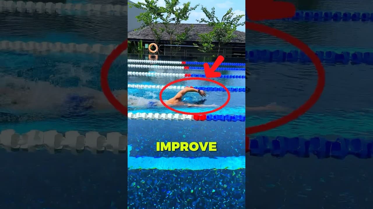 The secret to swimming faster? Stop making so much noise. 🤫