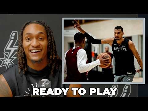 Devin Vassell on Being Ready to Compete in his First NBA Playoff Game