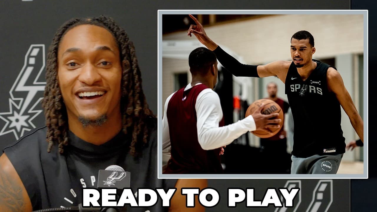 Devin Vassell on Being Ready to Compete in his First NBA Playoff Game