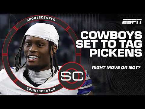 Is franchise tagging George Pickens the RIGHT choice for the Cowboys? | SportsCenter