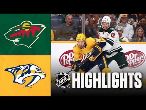 Wild vs. Predators | NHL Highlights | February 04, 2026