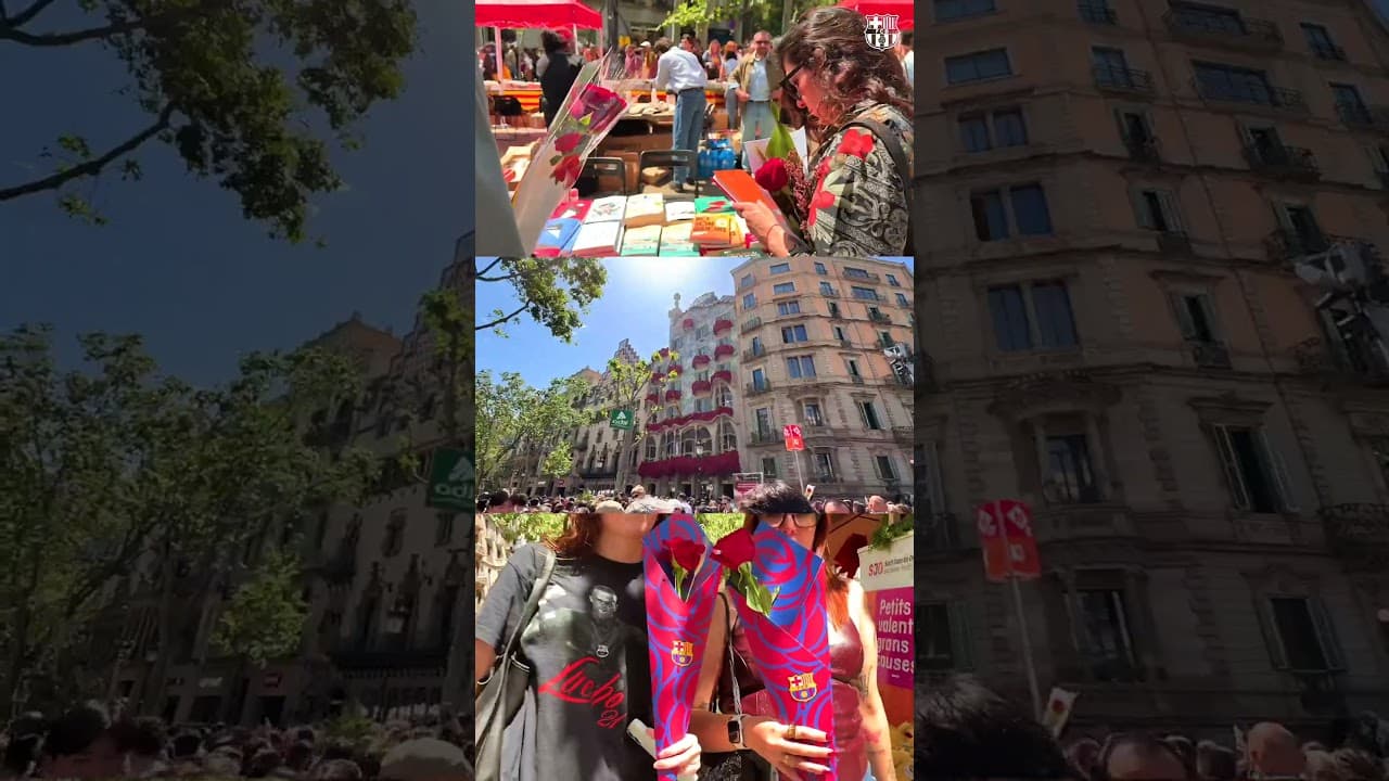 The most beautiful day of the year ❤️🌹 #fcbarcelona #football #shorts