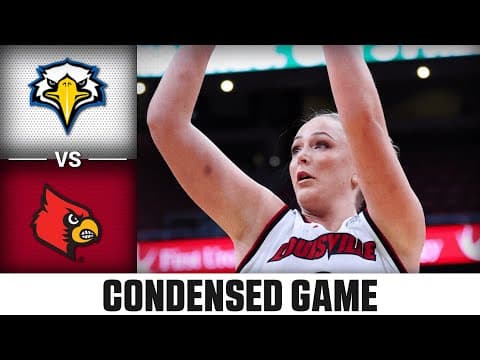 Morehead State vs Louisville Condensed Game | 2025-26 ACC Women's Basketball