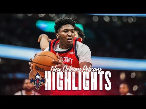Highlights: Derik Queen's best plays in first half of 2025-2026 NBA season