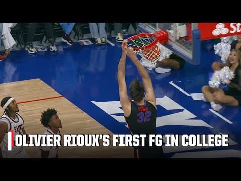 Olivier Rioux scores his first bucket with the Florida Gators | ESPN College Basketball