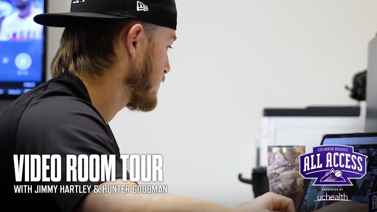 Rockies All Access | Video Room Tour with Jimmy Hartley & Hunter Goodman