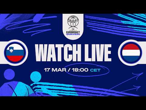 LIVE - Slovenia v Netherlands | FIBA Women's EuroBasket 2027 Qualifiers | First Round