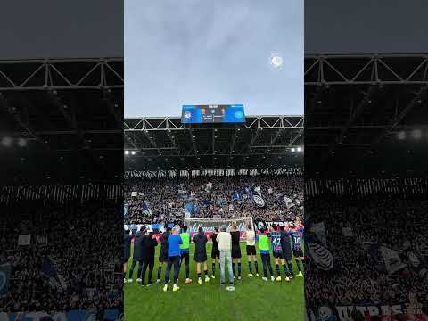 BERGAMO 🖤💙 #AtalantaNapoli #GoAtalantaGo