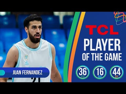 Juan Fernandez (36 PTS) | TCL Player Of The Game | ARG 🇦🇷 vs COL 🇨🇴 | FIBA AmeriCup 2025
