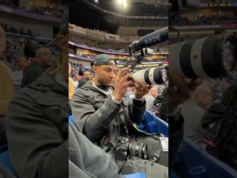 📸 Saints star Justin Reid gets behind the lens at Pelicans game #pelicans #saints