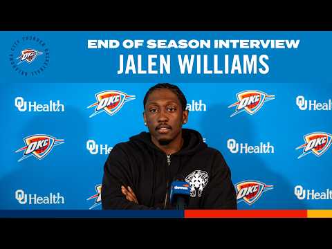 Jalen Williams | 2025-26 End-of-Season Interviews | OKC Thunder