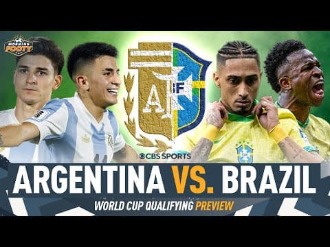 South American SHOWDOWN | Raphinha & Di María REIGNITE rivalry | Argentina vs. Brazil MATCH PREVIEW