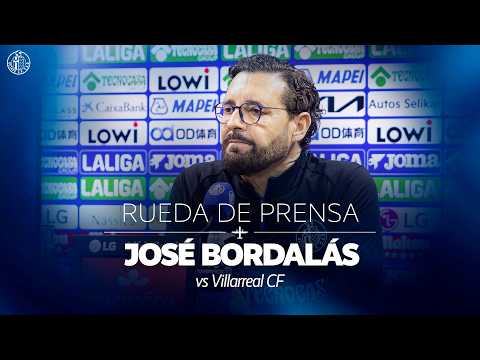 EN DIRECTO | Rueda de prensa de José Bordalás previa al #GetafeVillarreal