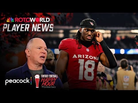 Marvin Harrison Jr. out Week 11, Irving seen at practice | Fantasy Football Happy Hour | NFL on NBC