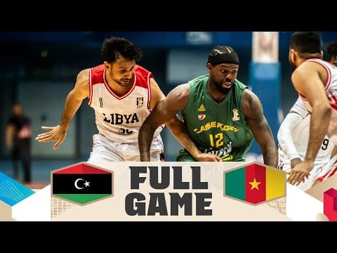 LIVE - Libya v Cameroon | FIBA Basketball World Cup 2027 African Qualifiers