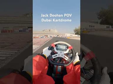 F1 Driver Jack Doohan POV Dubai KZ Shifter Kart