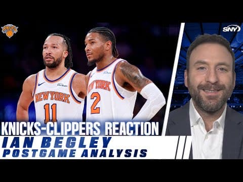 Ian Begley on Miles McBride's impact in the Knicks' starting lineup