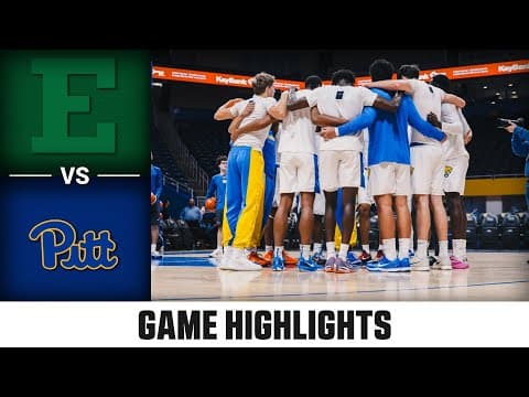 Eastern Michigan vs. Pitt Game Highlights |  2025-26 ACC Men’s Basketball
