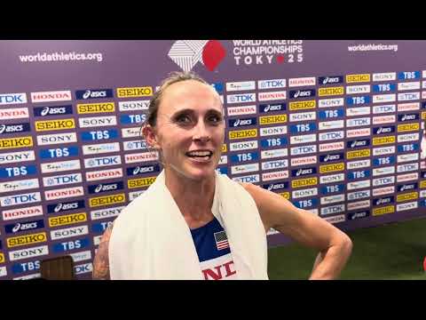 Shelby Houlihan says she thinks she is in sub-14:20 shape in the 5k at 2025 Worlds