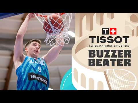 Zak Smrekar 🇸🇮 | 🚨 TISSOT Buzzer Beater | FIBA Basketball World Cup 2027 European Qualifiers