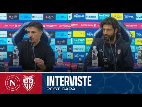 Post Gara | Pisacane e Luperto dopo Napoli-Cagliari | Coppa Italia Frecciarossa
