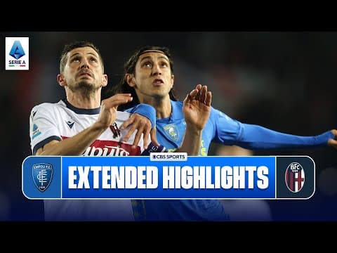 Empoli vs. Bologna: Extended Highlights | Serie A | CBS Sports Golazo