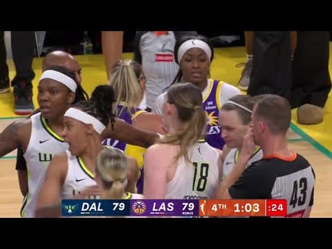 WINGS VS. SPARKS GETS HEATED 👀 Rickea Jackson gets technical foul after throwing ball | WNBA on ESPN