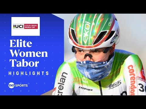 HOLDING ON FOR VICTORY! 🔥 | Women's Tabor Cyclocross World Cup Highlights | TNT Sports Cycling