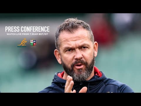 Team Announcement Press Conference: Andy Farrell Live in Sydney