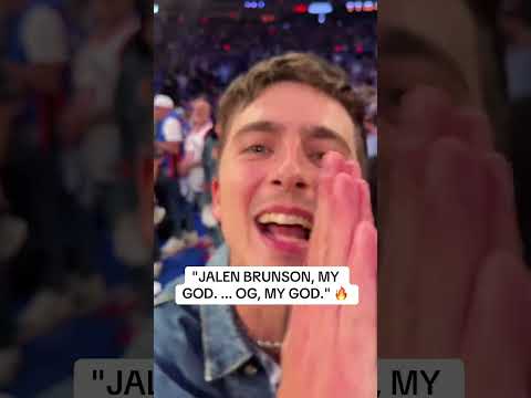 Timothée Chalamet going through all the emotions after the Knicks' comeback in Game 4 🔥