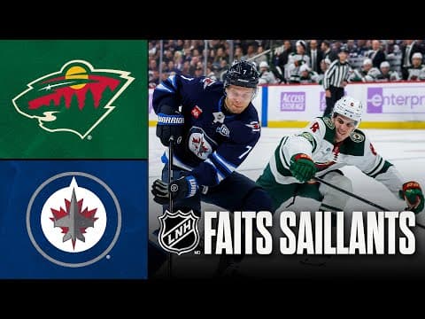 Wild vs Jets | 23/11/25 | Faits saillants